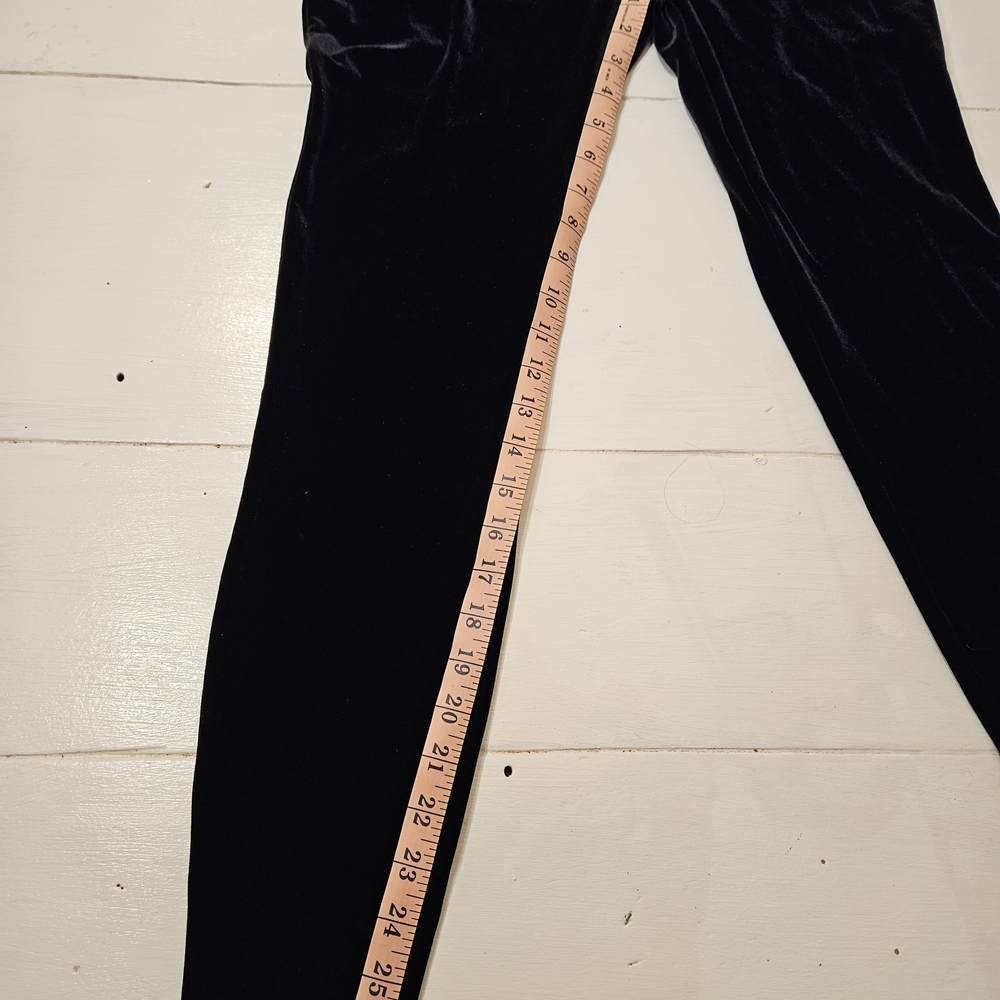 J. Crew Womens Black Velvet Leggings - Picture 5 of 5
